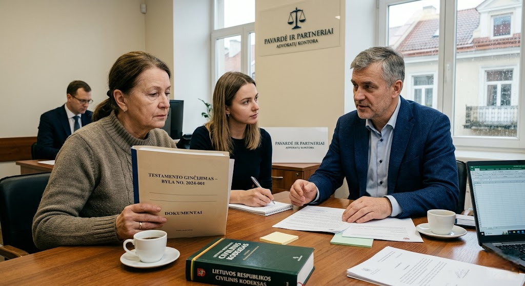 Testamento ginčijimas: teisiniai keliai, procedūros ir sėkmės veiksniai