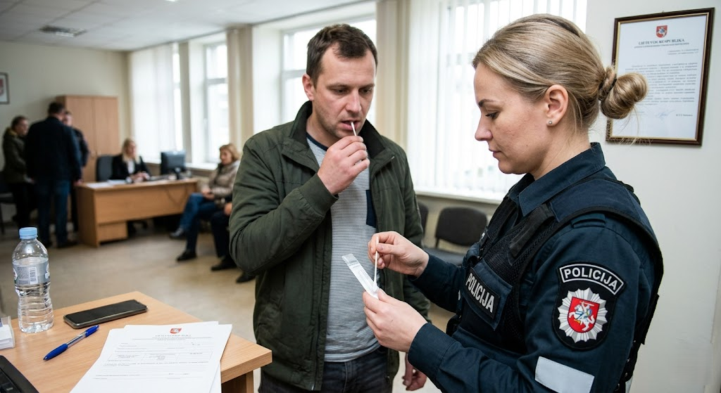 Narkotikų testas seilėse: asmens teisės, procedūrų teisėtumas ir teisiniai niuansai