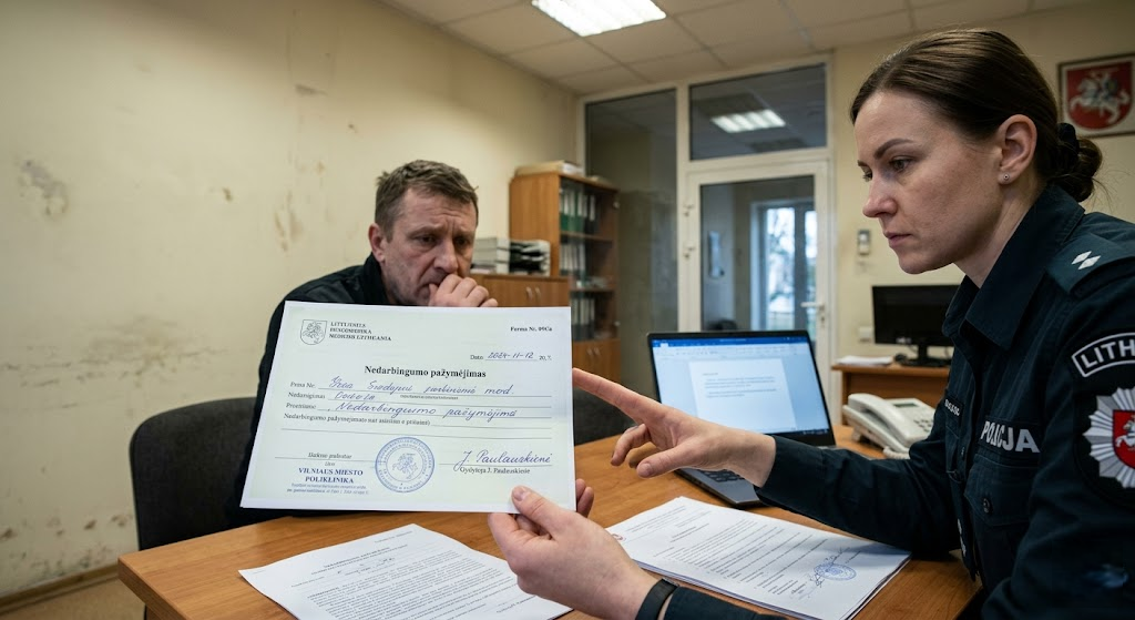 Melagingos medicininės pažymos: nuo drausminės nuobaudos iki baudžiamosios bylos