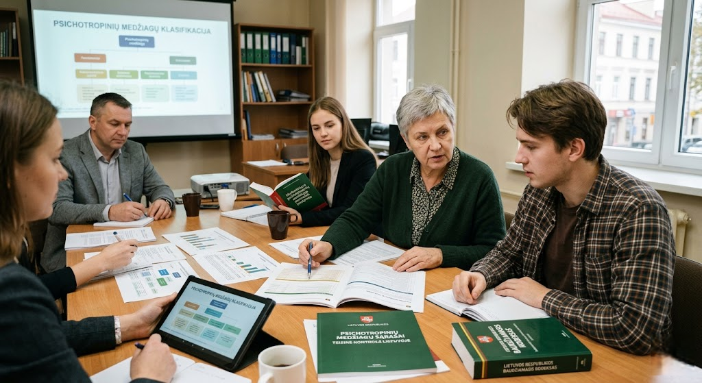 Psichotropinių medžiagų klasifikacija ir teisinė kontrolė Lietuvoje: ką svarbu žinoti kiekvienam