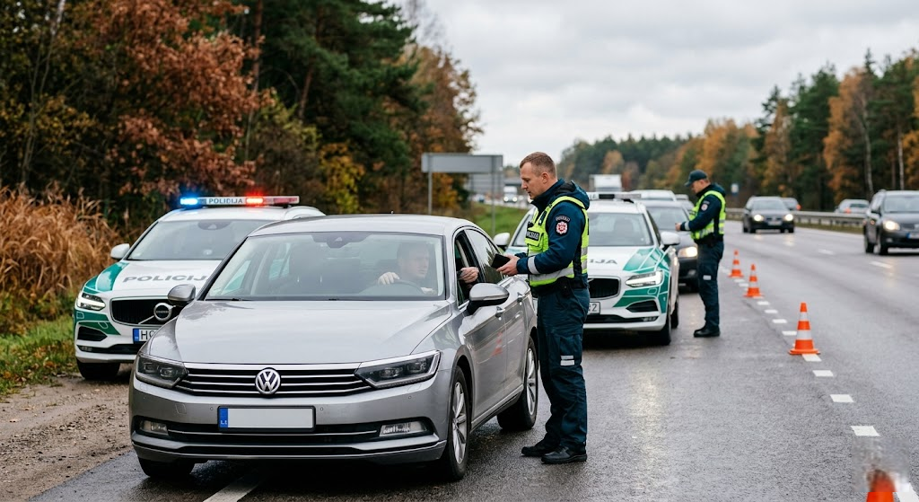 Policijos reidas kelyje: kaip elgtis, kad išvengtumėte nereikalingų nemalonumų?