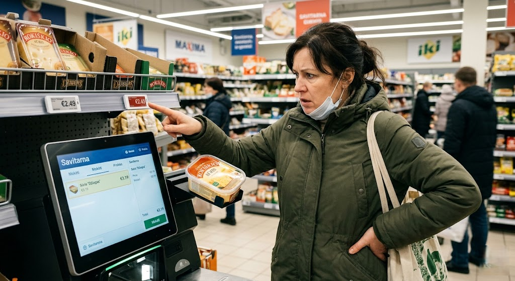 Klaidingos kainos spąstai: ką daryti, kai lentynoje ir kasoje skaičiai nesutampa?