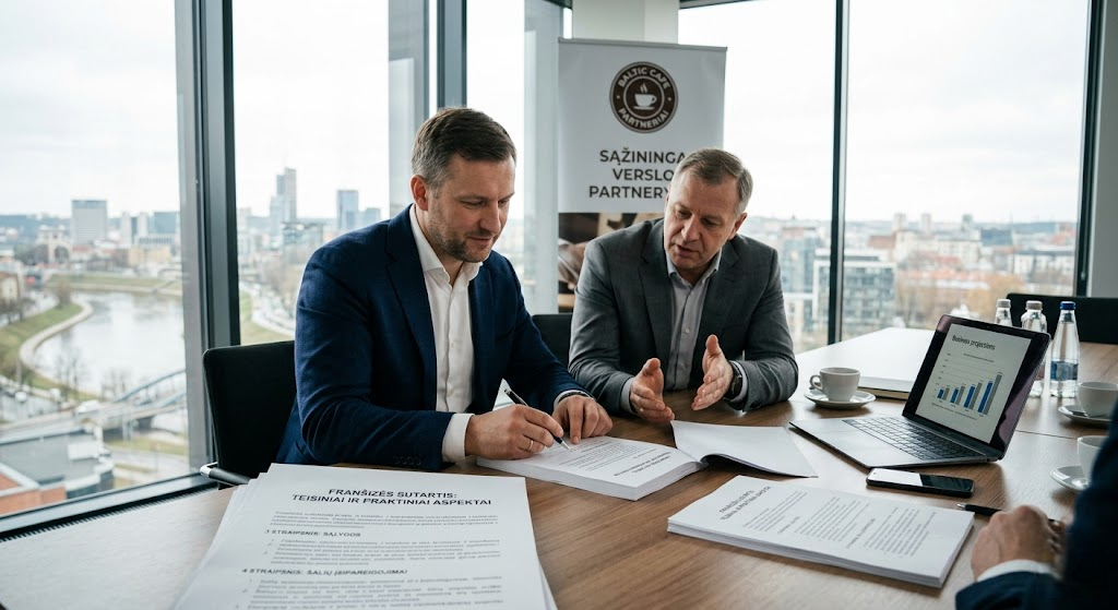 Franšizės sutarties sąlygos: Teisiniai ir praktiniai verslo partnerystės aspektai