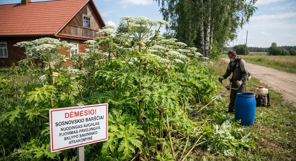 Baudos už Sosnovskio barščius sklype: Savininko atsakomybė, teisinės pasekmės ir efektyvūs naikinimo būdai Baudos už Sosnovskio barščius sklype: Savininko atsakomybė, teisinės pasekmės ir efektyvūs naikinimo būdai