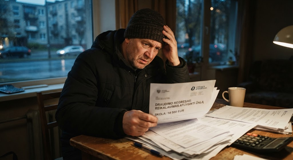 Draudimo regresas iš neblaivaus vairuotojo: finansinės pasekmės